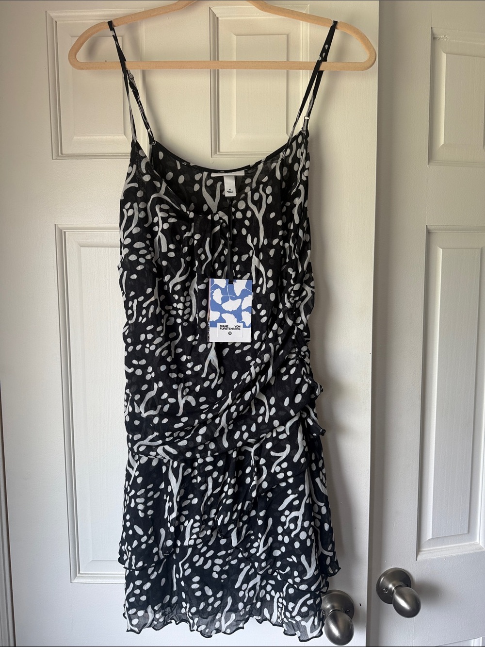 Diane Von Furstenberg for target black and White Mini Dress
